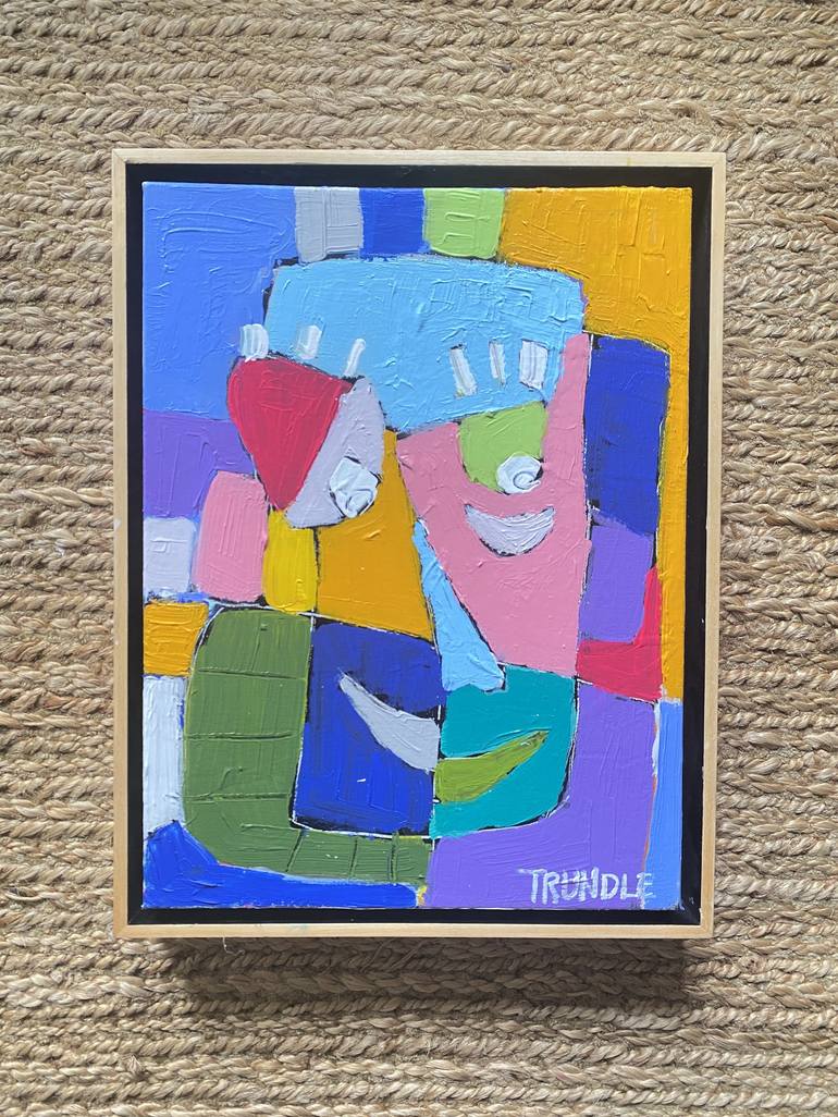 Original Abstract People Painting by Sarah Trundle