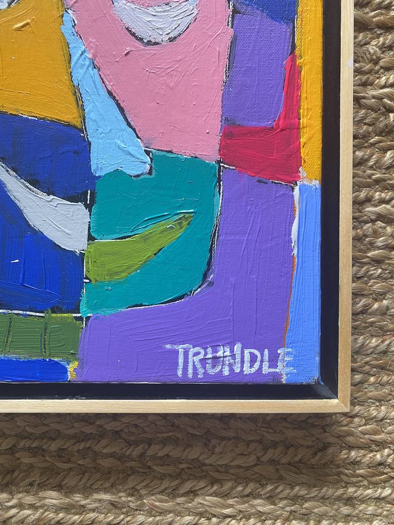 Original Abstract People Painting by Sarah Trundle