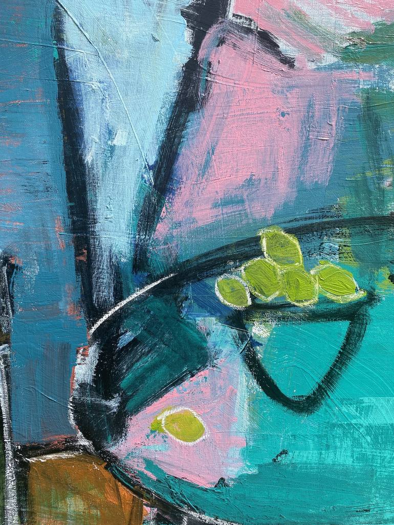 Original outsider Abstract Painting by Sarah Trundle