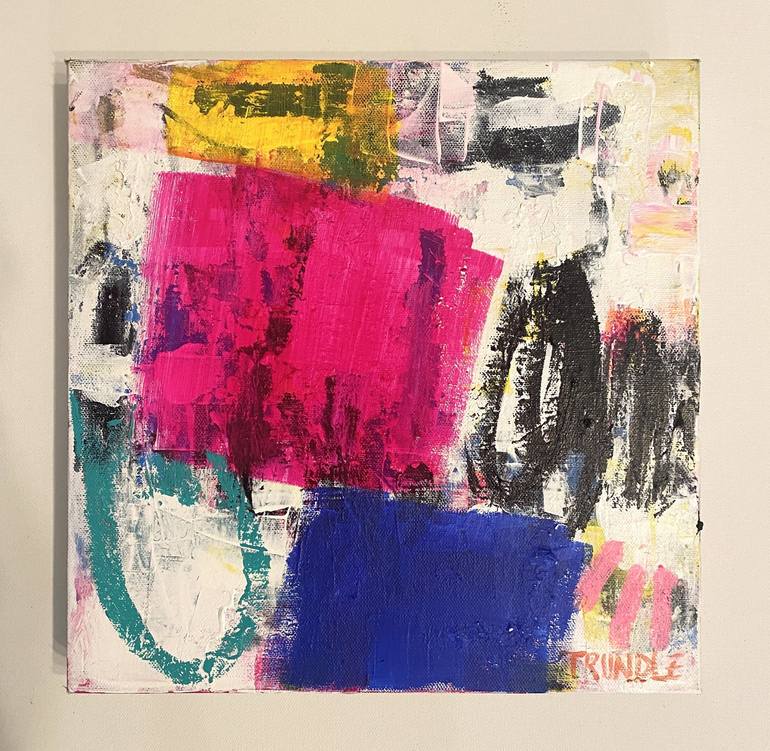 Original graffiti Abstract Painting by Sarah Trundle