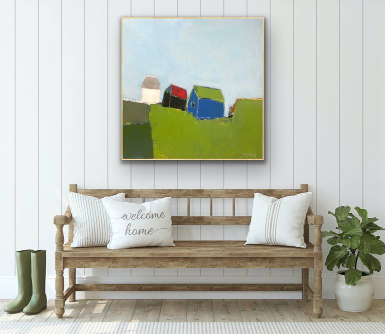 Original Abstract Landscape Painting by Sarah Trundle