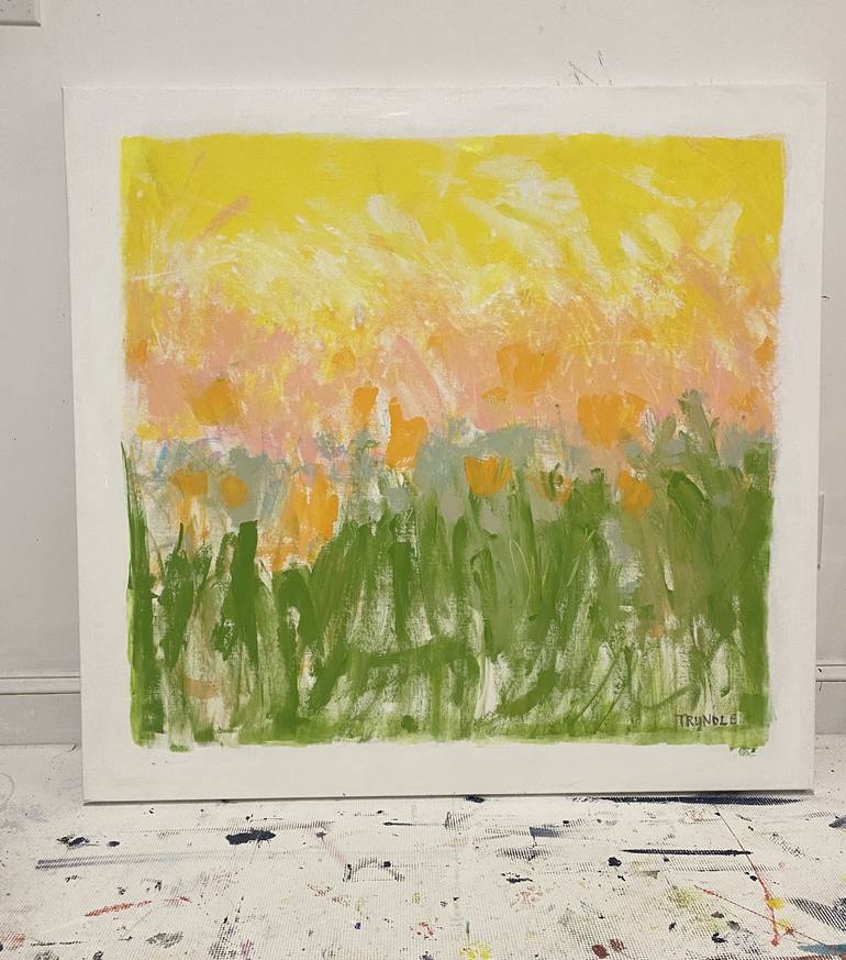 Original Abstract Landscape Painting by Sarah Trundle