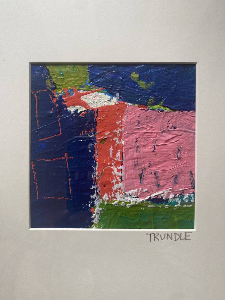 Original Abstract Expressionism Abstract Painting by Sarah Trundle