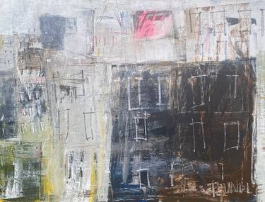 Original Abstract Cities Paintings by Sarah Trundle