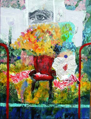 Original Abstract Expressionism Nature Painting by Renata Kacova