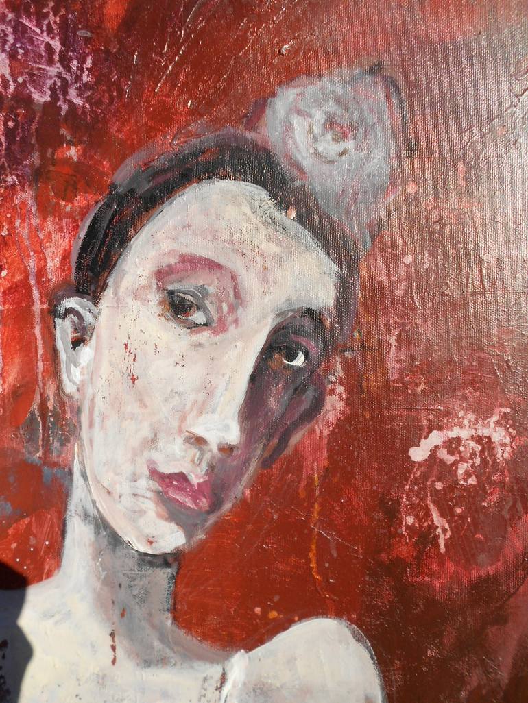 Original Figurative Women Painting by RENATA KACOVA