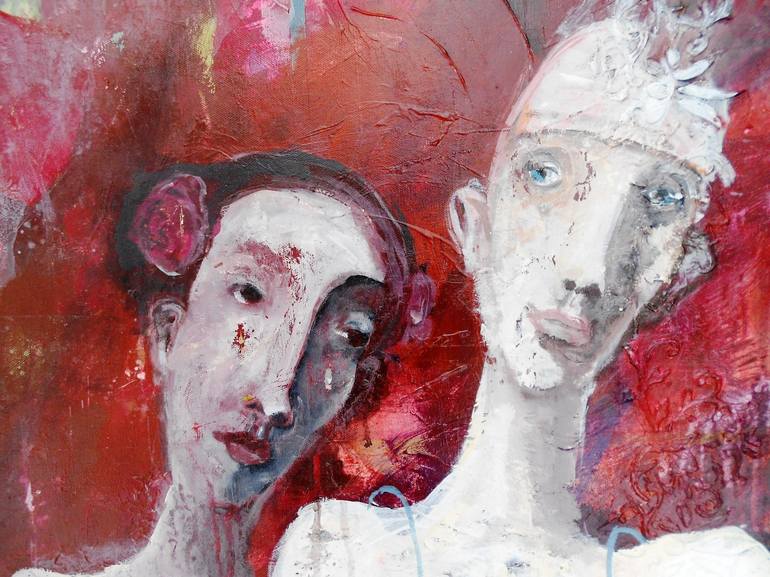 Original Figurative Women Painting by RENATA KACOVA