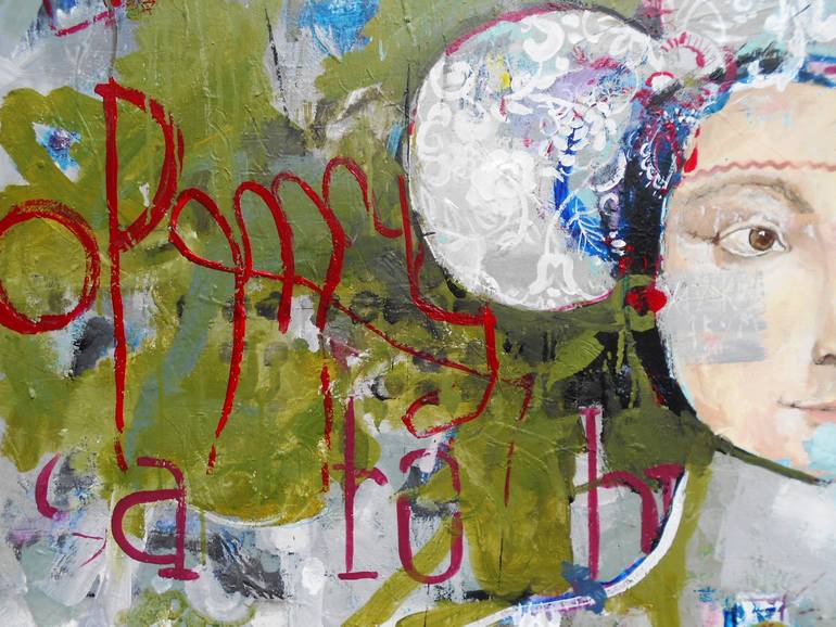 Original Figurative People Painting by Renata Kacova