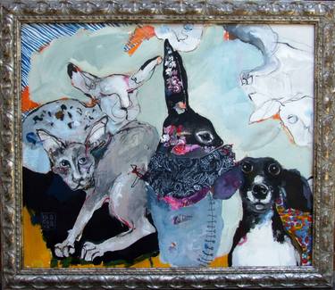 Original Expressionism Animal Paintings by RENATA KACOVA