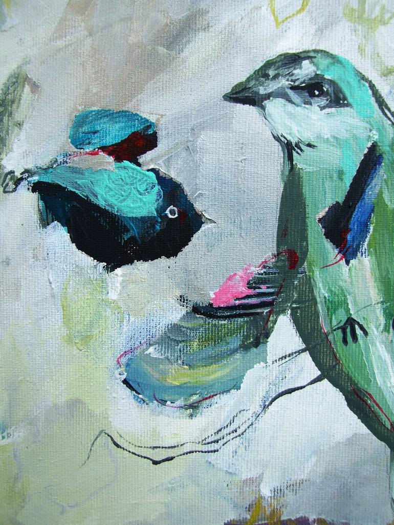 Original Modern Animal Painting by RENATA KACOVA