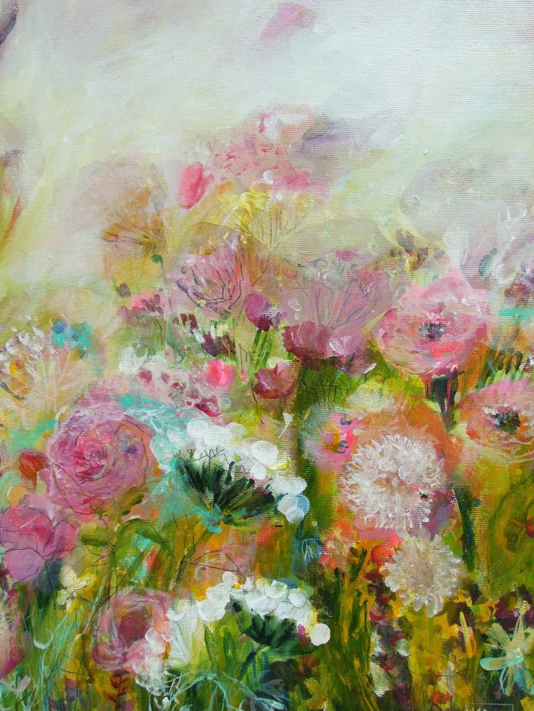 Original Fine Art Floral Painting by RENATA KACOVA