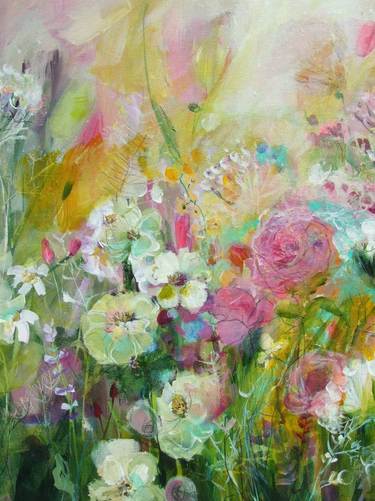 Original Fine Art Floral Painting by RENATA KACOVA