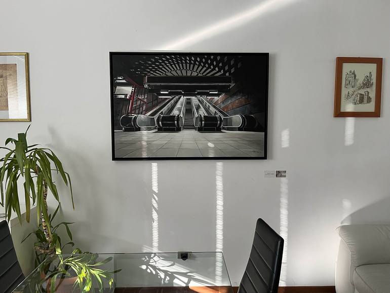 Original Contemporary Architecture Painting by Alessandra Pagliuca