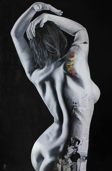 Original Figurative Nude Paintings by Alessandra Pagliuca