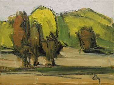 Original Expressionism Landscape Paintings by Robert P Roy