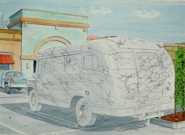 Original Transportation Paintings by Roland Baladi