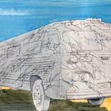 PROJECT OF A  HELIOPOLIS -> ALEXANDRIA MARBELOUS DESERT PULLMAN by Roland Baladi