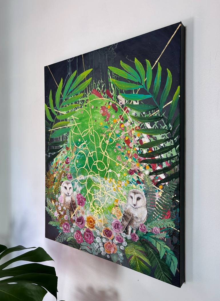 Original Abstract Animal Painting by Stephen Lursen
