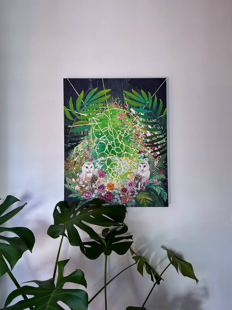 Original Abstract Animal Painting by Stephen Lursen
