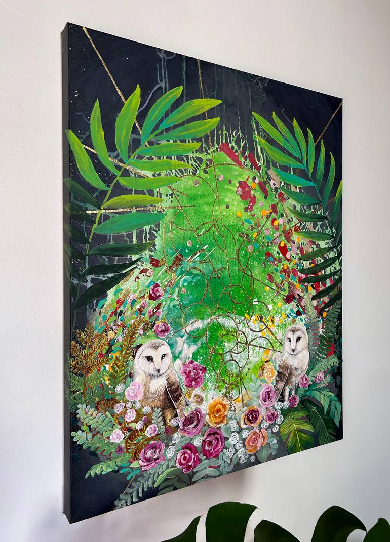 Original Abstract Animal Painting by Stephen Lursen