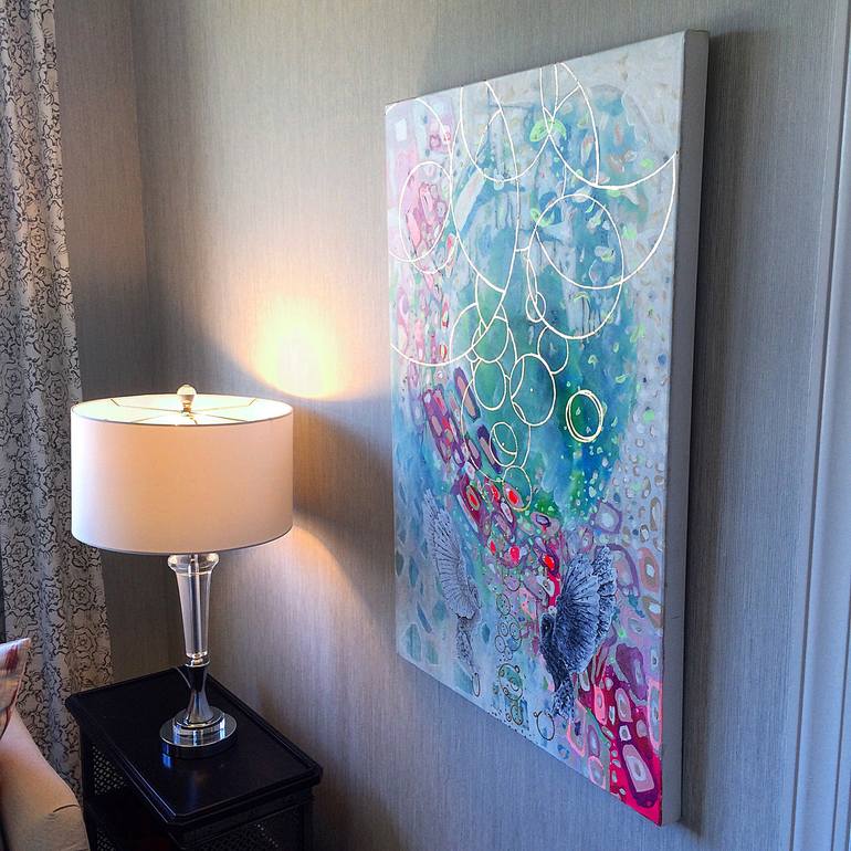 Original Fine Art Abstract Painting by Stephen Lursen