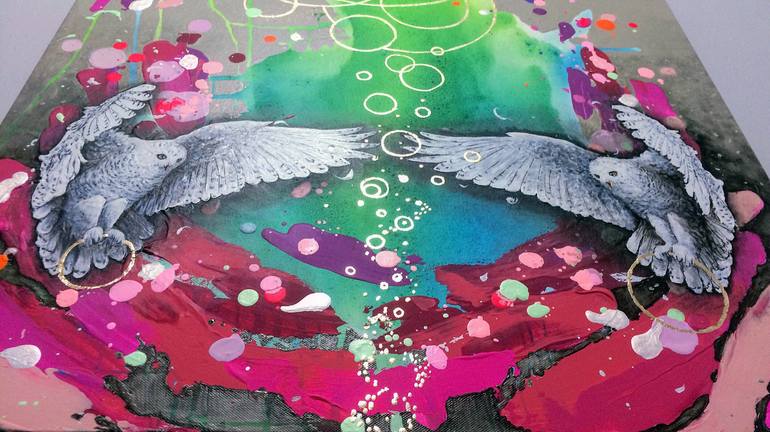 Original Abstract Expressionism Abstract Painting by Stephen Lursen