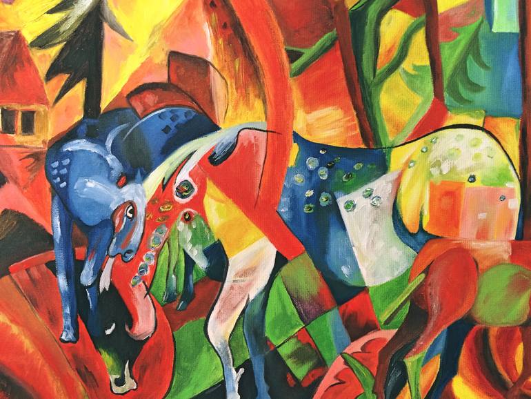 Original Expressionism Nature Painting by Pascal Ressmann