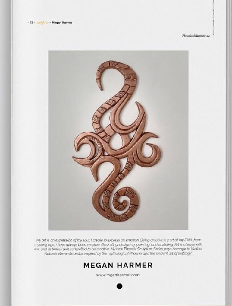 Original Abstract Nature Sculpture by Megan Harmer