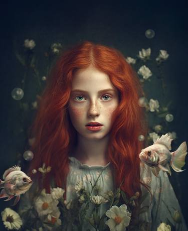 Print of Fine Art Portrait Photography by Svetlana Melik-Nubarova