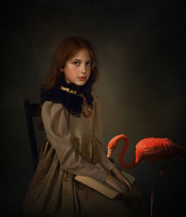 Portrait with Flamingo - Limited Edition 1 of 7 thumb