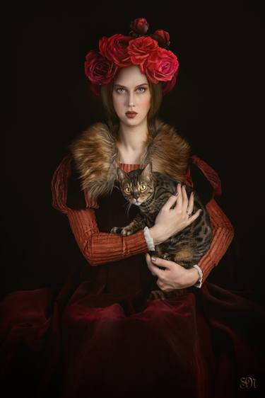 Print of Art Deco Portrait Photography by Svetlana Melik-Nubarova