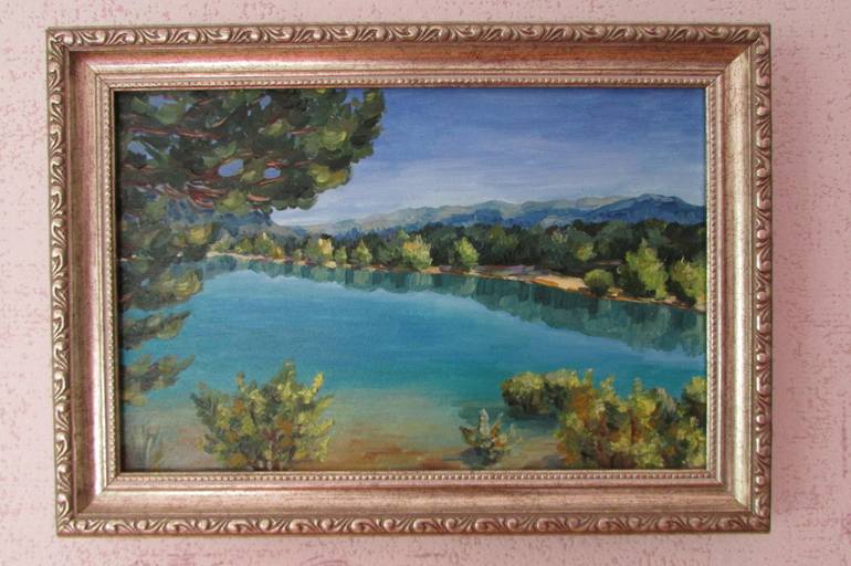 Original Fine Art Landscape Painting by Maria Ermilova