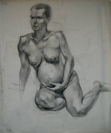 Original Body Drawing by Vitaly Makurin