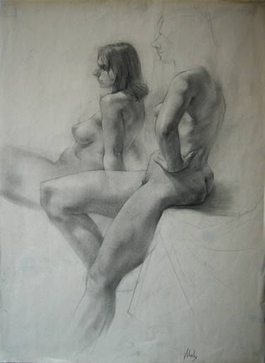 Original Body Drawing by Vitaly Makurin