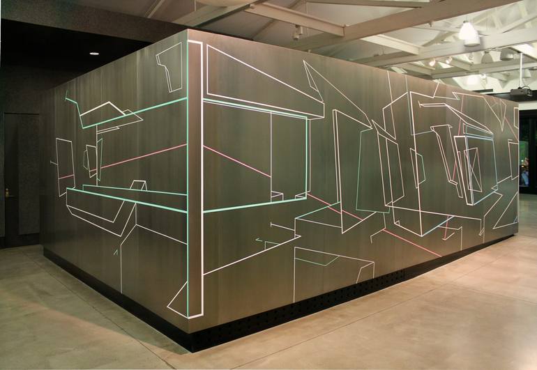 Original Abstract Architecture Installation by Damien Gilley