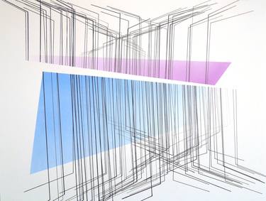Original Abstract Architecture Drawings by Damien Gilley