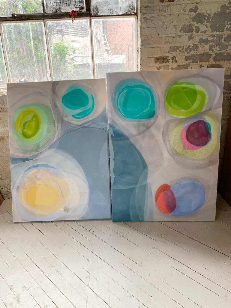 Original Contemporary Abstract Painting by Farida Hughes