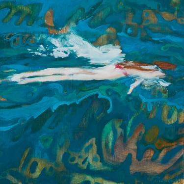 Original Conceptual Water Paintings by Theresa Passarello