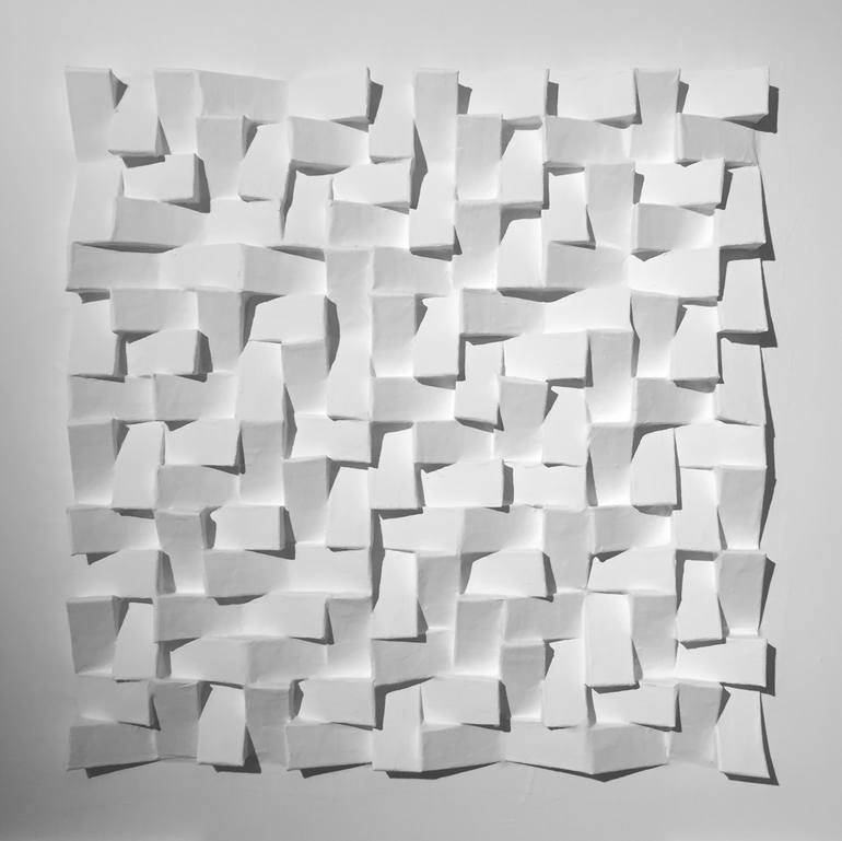 Original Minimalism Abstract Sculpture by Jan Hendriks