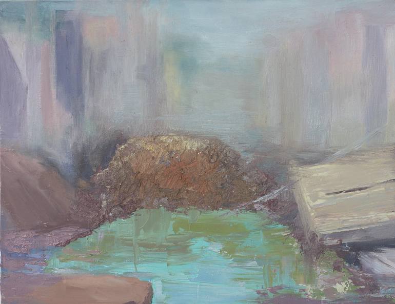 Original Abstract Expressionism Abstract Painting by Gulderen Depas