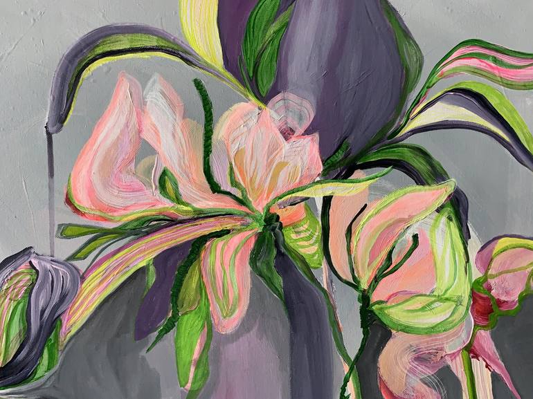 Original Floral Painting by Synnöve Seidman