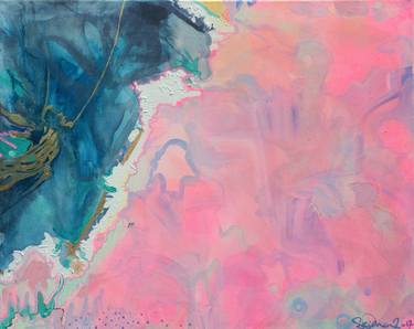 Original Abstract Aerial Paintings by Synnöve Seidman