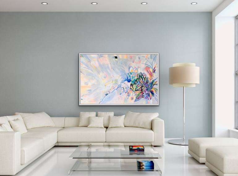 Original Abstract Landscape Painting by Synnöve Seidman