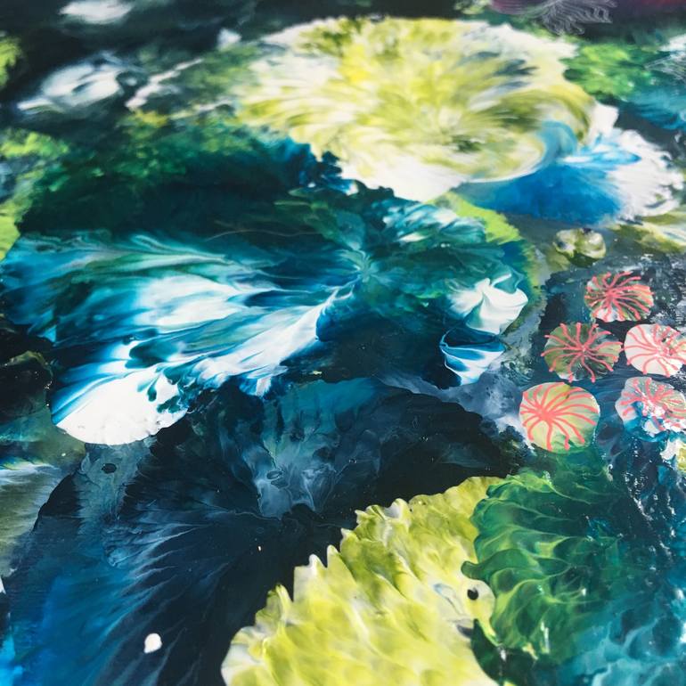 Original Abstract Seascape Painting by Synnöve Seidman