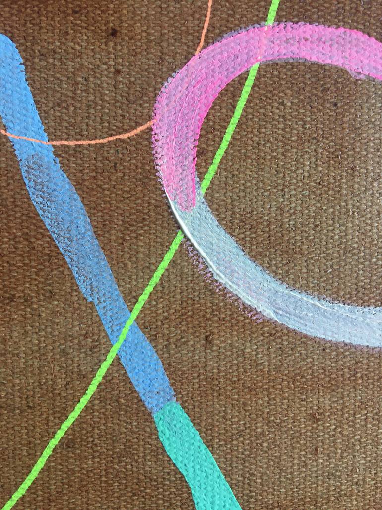 Original Abstract Expressionism Abstract Painting by Synnove Seidman