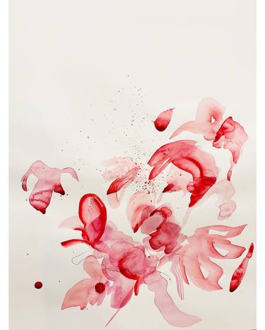 Print of Abstract Floral Paintings by Synnöve Seidman