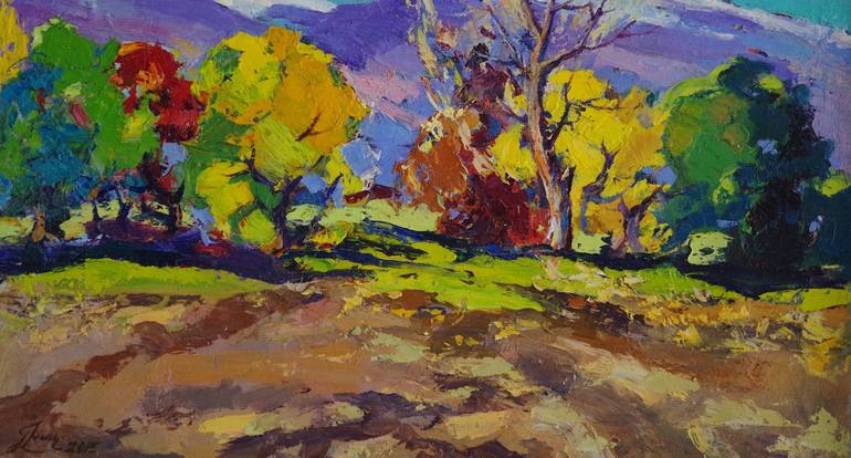 Original Fine Art Landscape Painting by Vayer Art