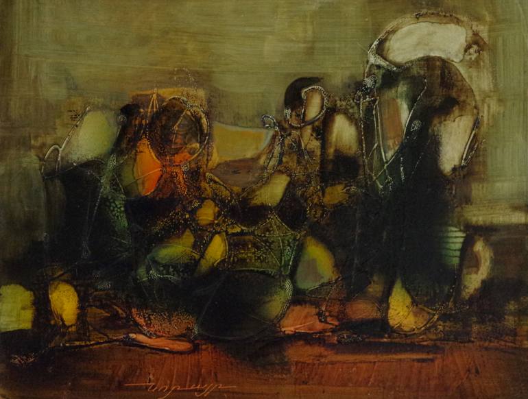 Print of Fine Art Abstract Paintings by Vayer Art