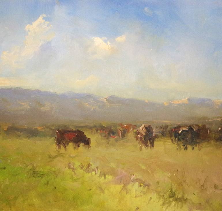 Original Landscape Painting by Vayer Art