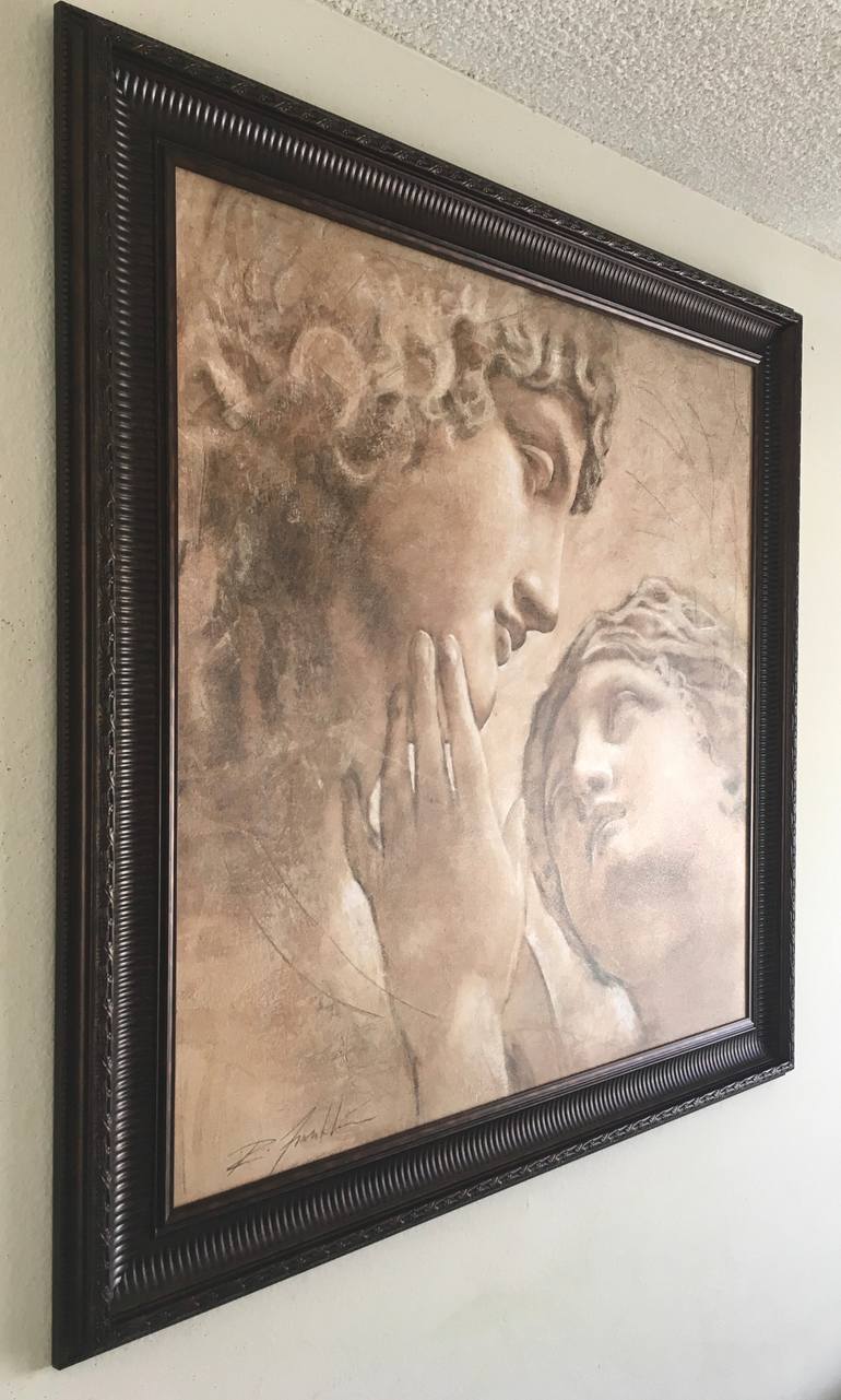 Original Art Deco People Printmaking by Vayer Art